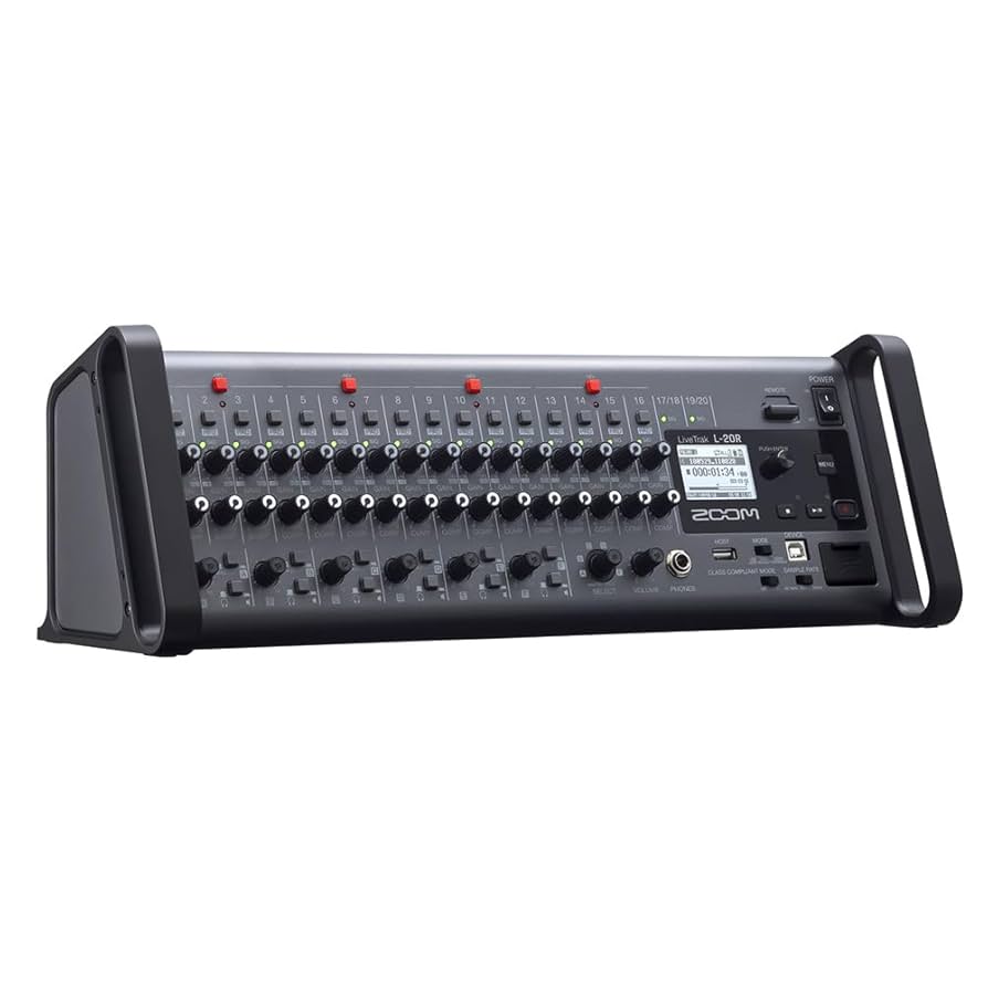 Amazon | ZOOM ズーム L-20R デジタルミキサーレコーダー ラック